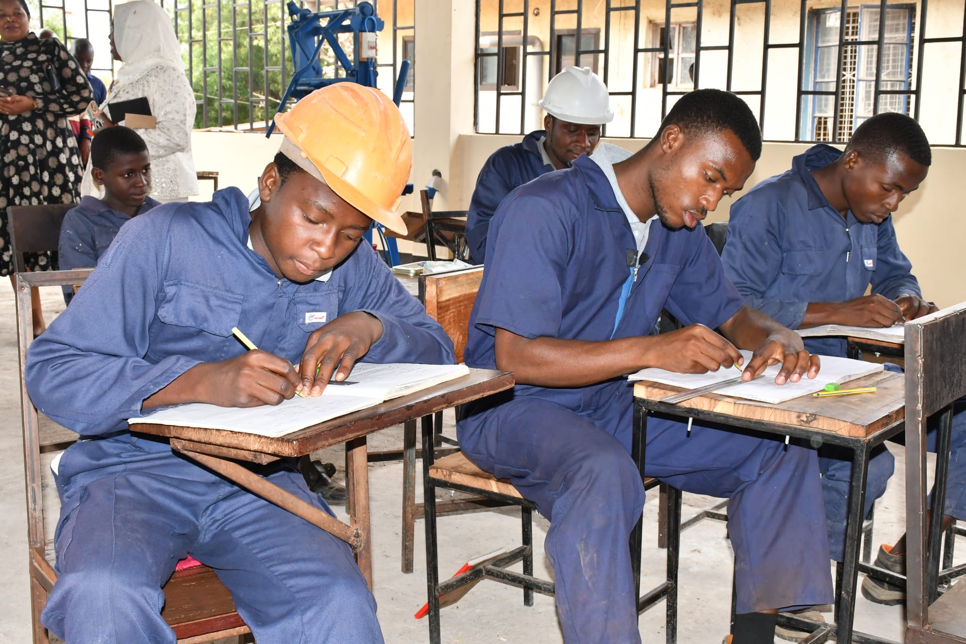 EHM student during practical session