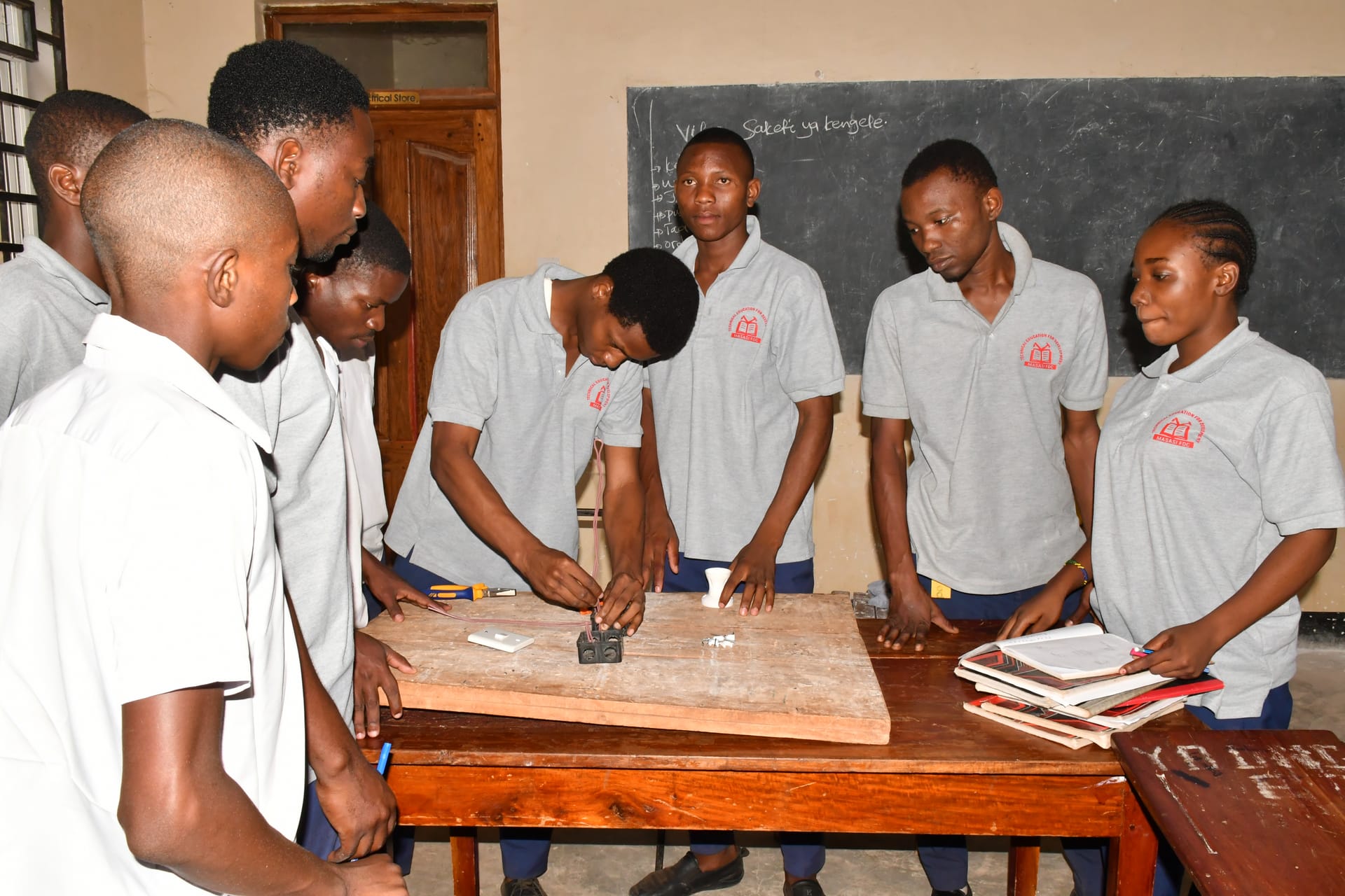 EHM student during vocational training session
