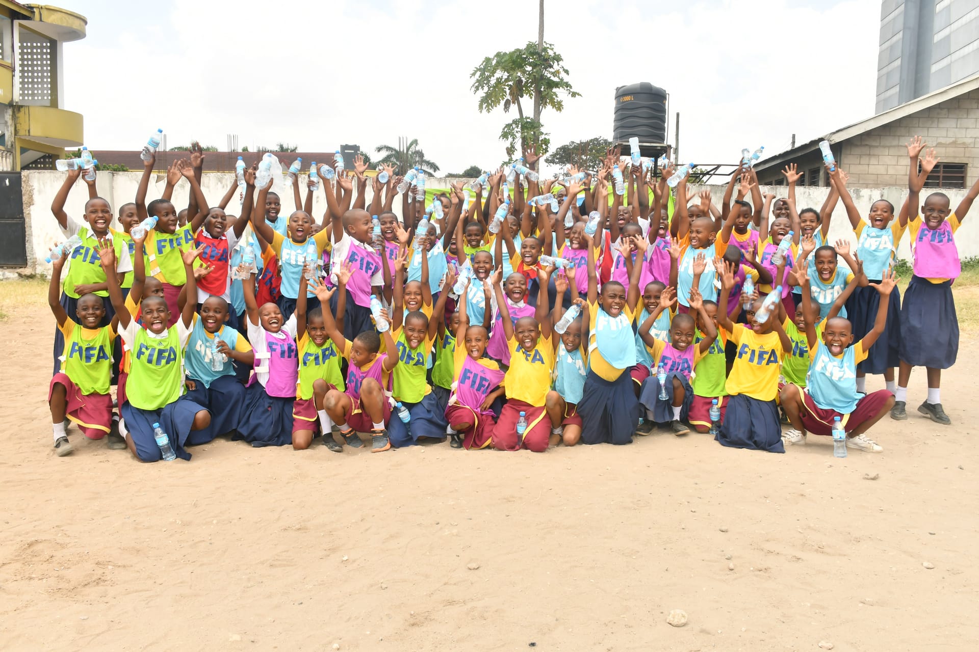 Football practice session at FDC grounds