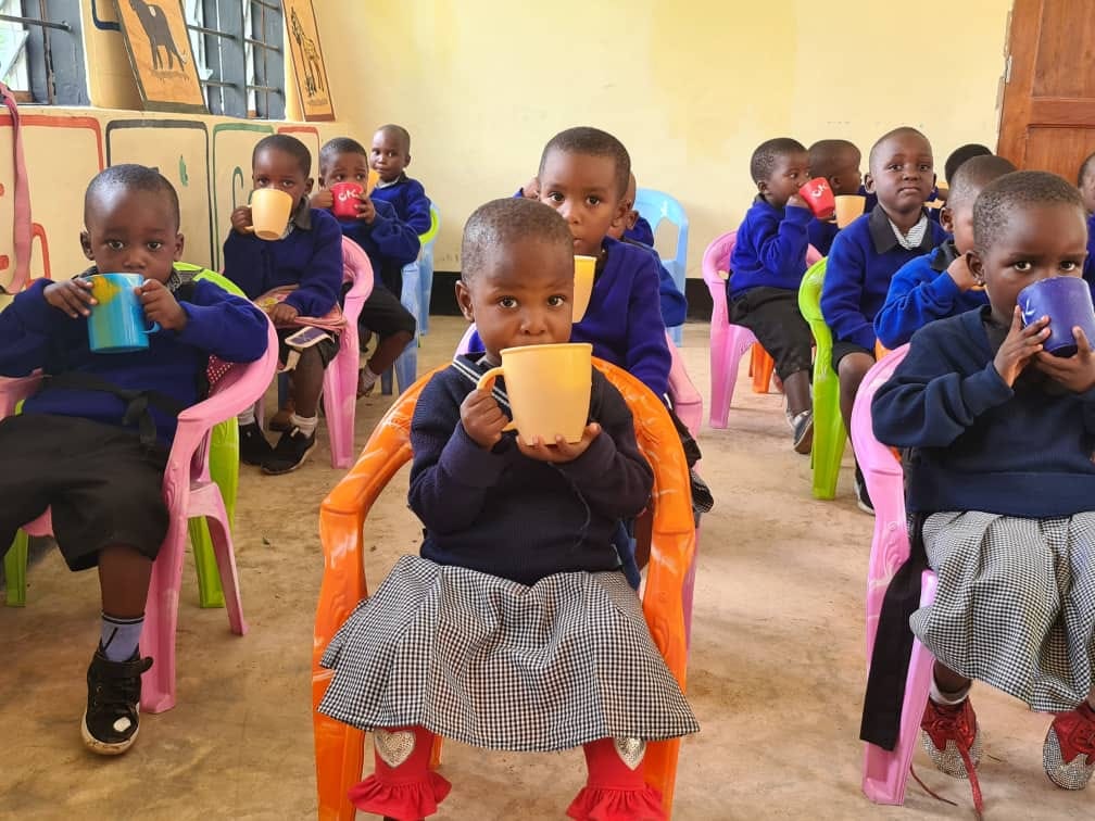 Children engaged in daycare activities